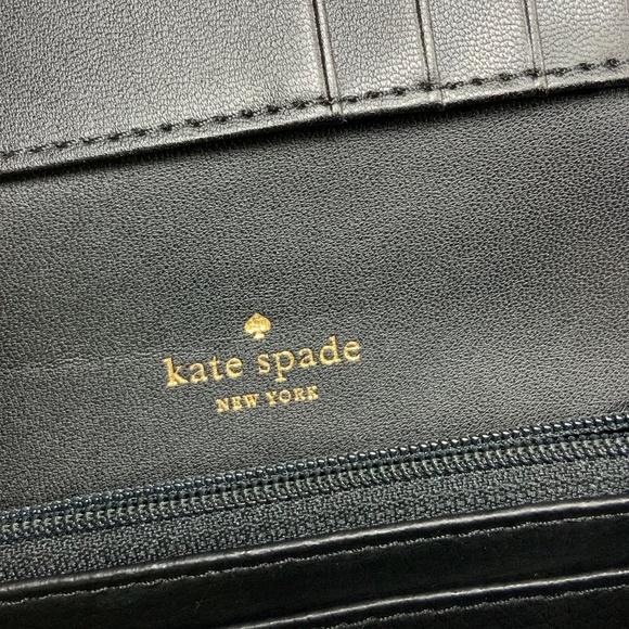 ♠️ Kate Spade New York Dina Sanders Place Pebbled Bifold Leather Wallet - Picture 10 of 10